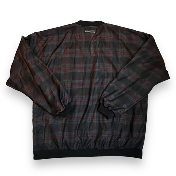 Forresters Golf Pullover Windbreaker Jacket Top Preppy Plaid Pockets Outdoor XXL - Picture 7 of 9